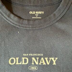 Old navy blue women’s baby tee